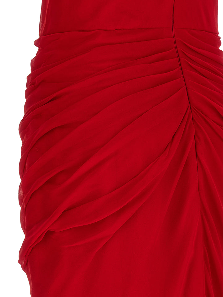 Carolina Herrera Chiffon Dress Dresses - Red | e6e9d567c065448f98e29b466f15106c5264796c