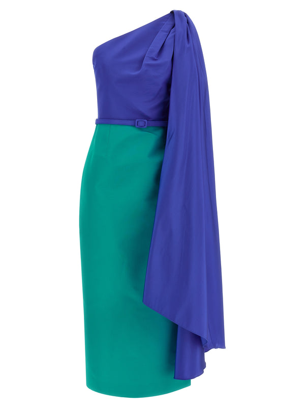 Color Block Dresses Multicolor
