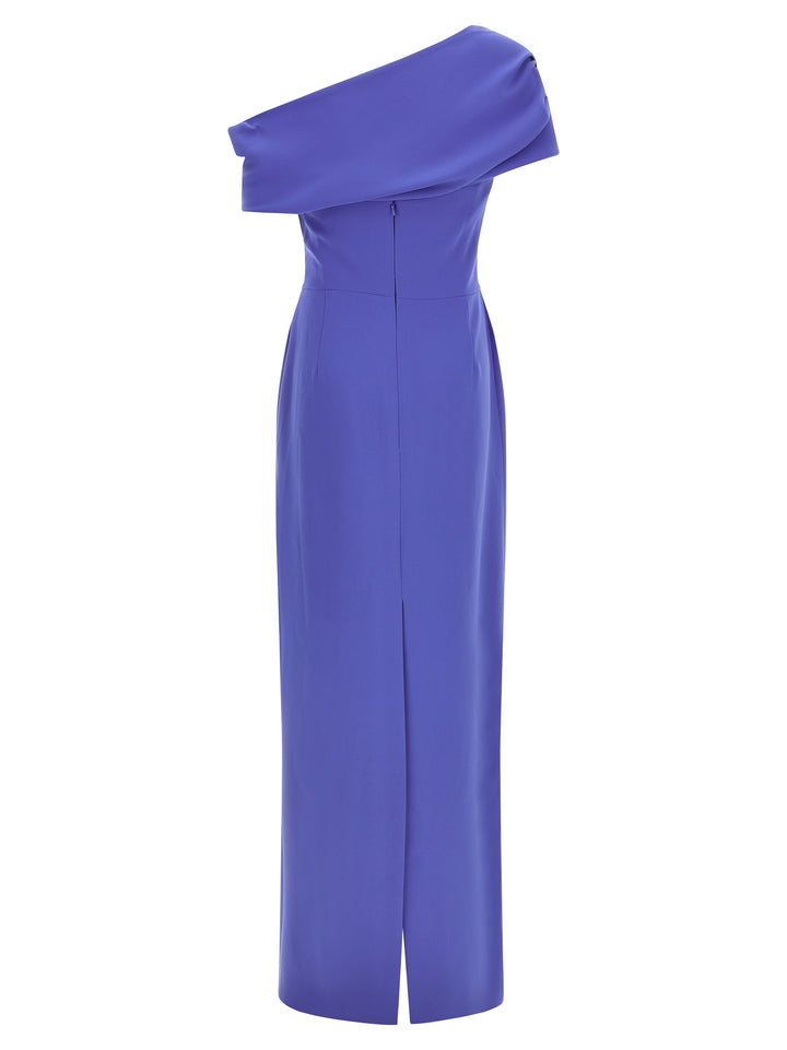 Carolina Herrera Column Dress Dresses - Blue | 2b760e714d197bc8b5a1a873da58500d625bc5ad