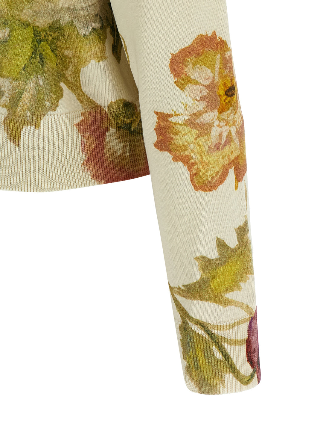 Carolina Herrera Floral Print Cardigan Sweaters and Cardigans - White | bbe0aa57e05a5135278564a0a27353a3671e93a1