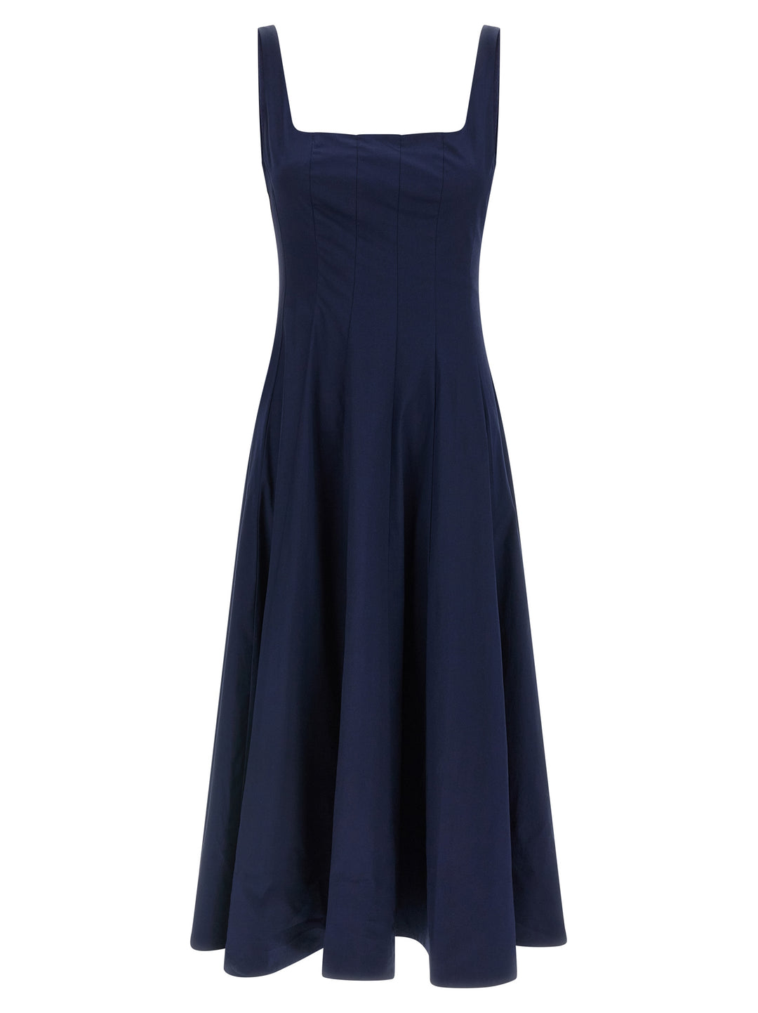 staud blue dress Calluna floral organza maxi dress in blue - Staud