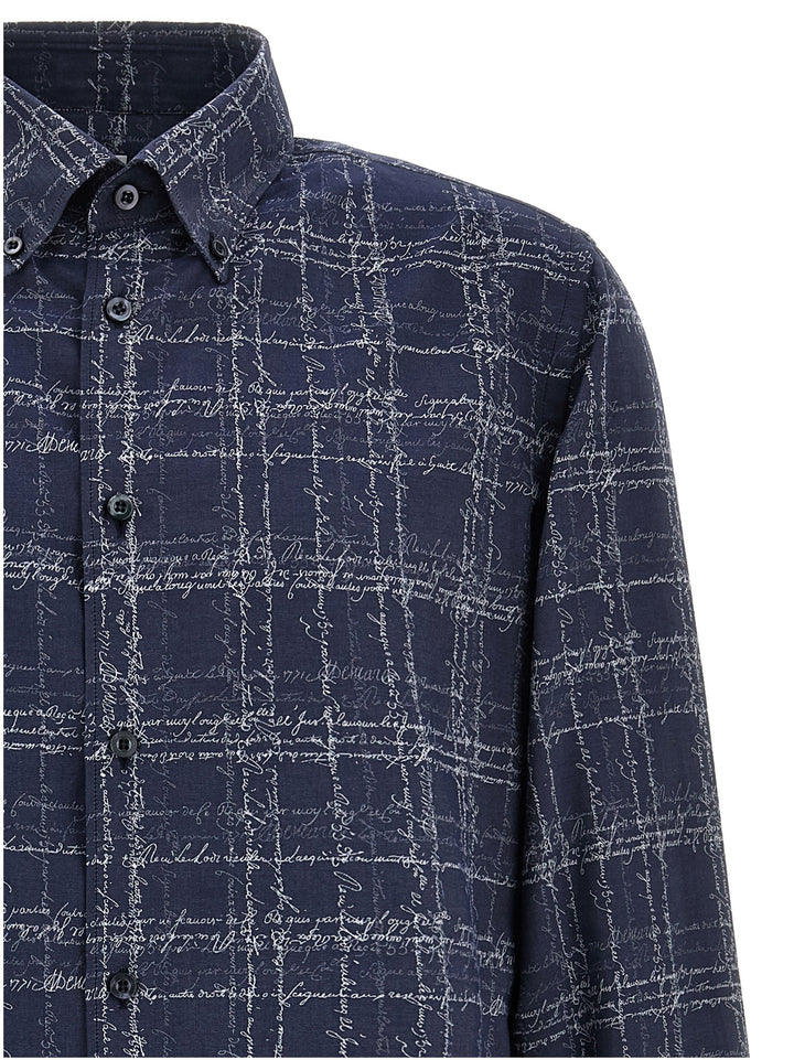 Alessandro Scritto Checks Shirt, Blouse Blue