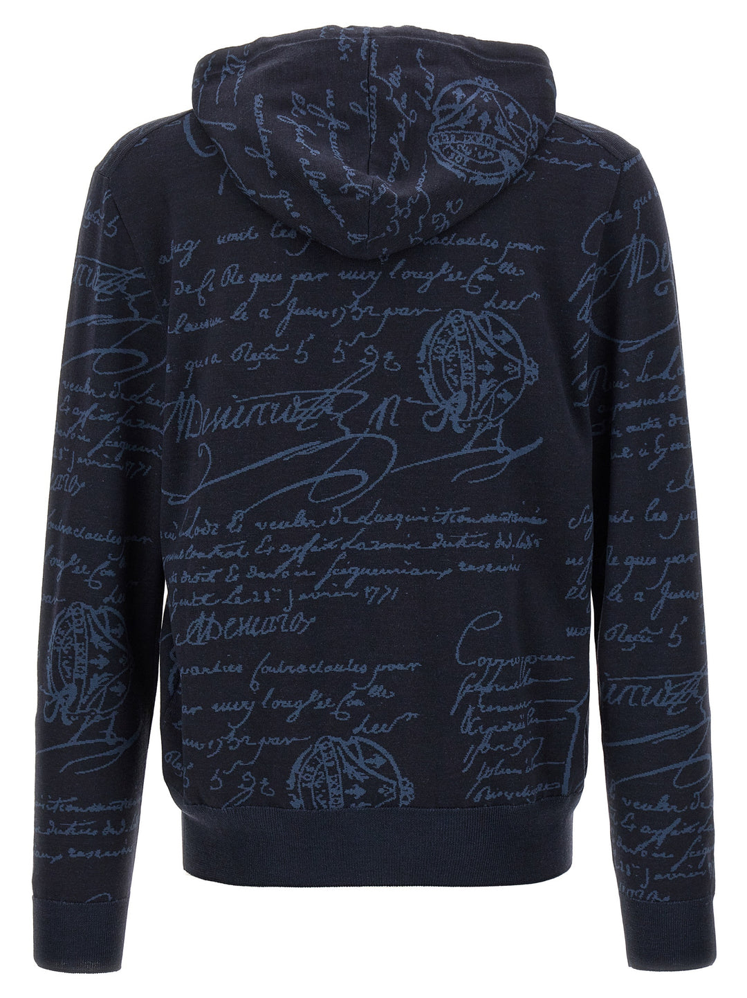 Classic Scritto Sweater, Cardigans Blue