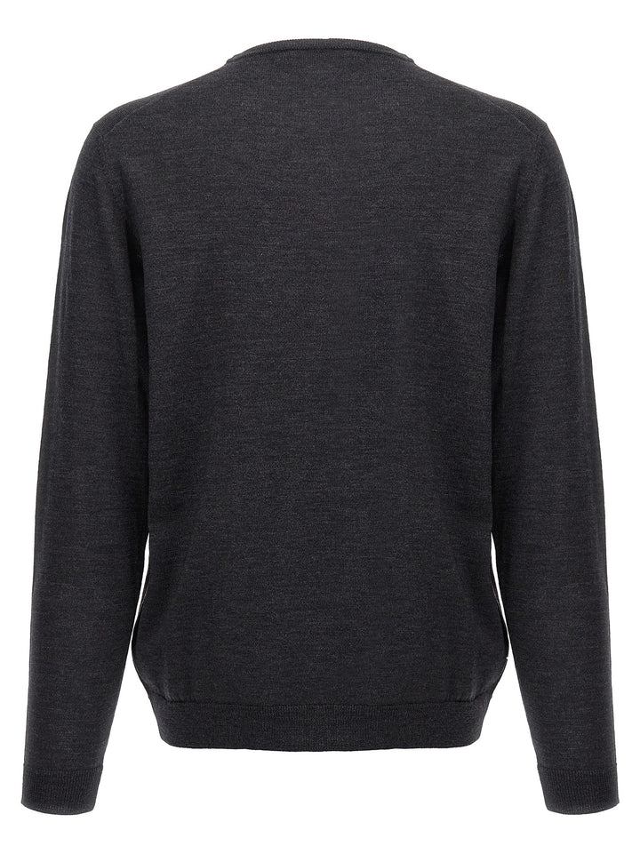 Crew-Neck Sweater Sweater, Cardigans Gray