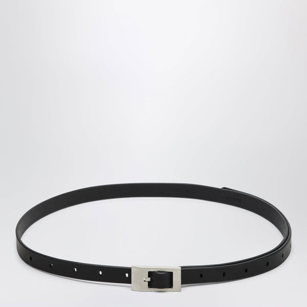 Mini Stooges Black Leather Belt