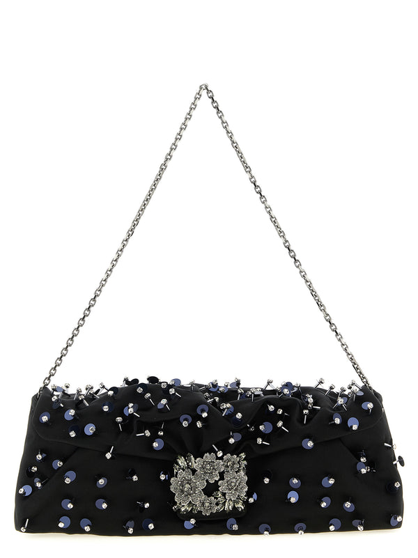 Efflorescence Clutch Black