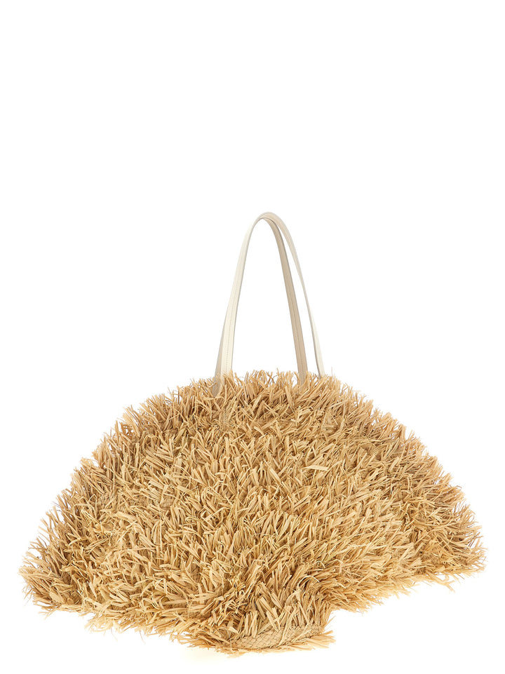 Roger Vivier Tres Vivier Panier Large Tote Bag - Beige | 04cc50875d48e99900a6ff3de65e6bcb17ad63b1