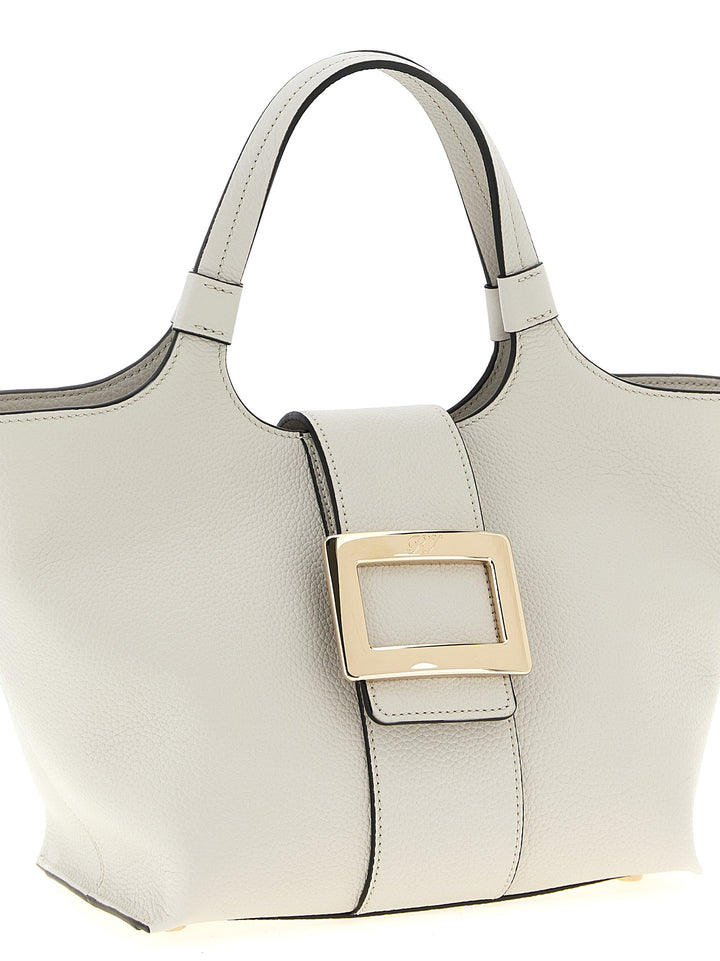 Roger Vivier Belle Vivier Tote Bag - Gray | e21f80fc9a8b5e7550a1da931835daa85caf8b4c
