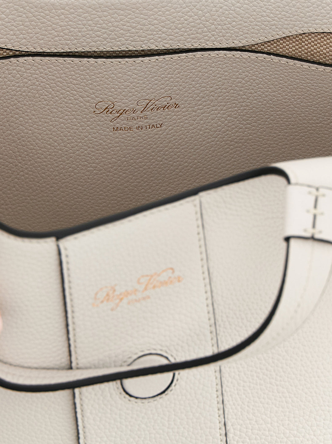 Roger Vivier Belle Vivier Tote Bag - Gray | 2ebf39412bf59c938d70a09d901ed51dca360f95