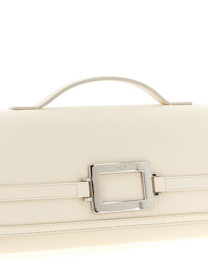 Roger Vivier Belle Vivier Clutch - White | a6daaf5608d4f1d2f331aa5425cc0bd4db3d2474