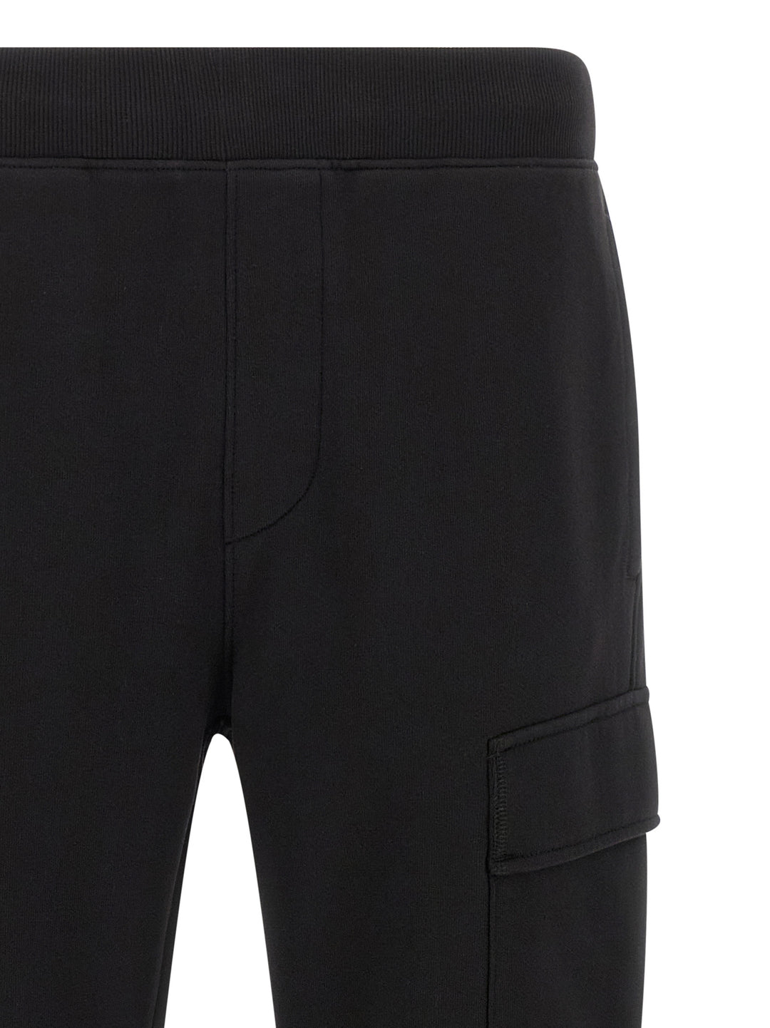 C.P. Company Diagonal Raised Fleece Sweatshirt - Black | b1469b24437d34e991eaf49b5e4dca9a95542136