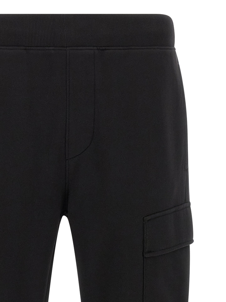 C.P. Company Diagonal Raised Fleece Sweatshirt - Black | b1469b24437d34e991eaf49b5e4dca9a95542136