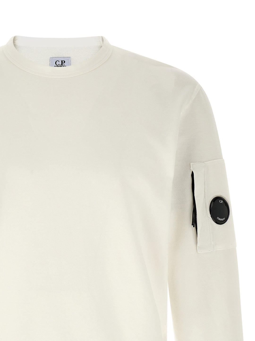 C.P. Company Fleece Sweatshirt - White | 0bd95272b4c69a8fdc016073cd1c5fb948efcc8e