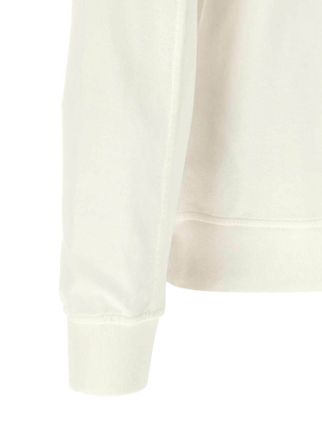 C.P. Company Fleece Sweatshirt - White | 8082b04238318c1c1a63f1380268b17e38ef8bb6