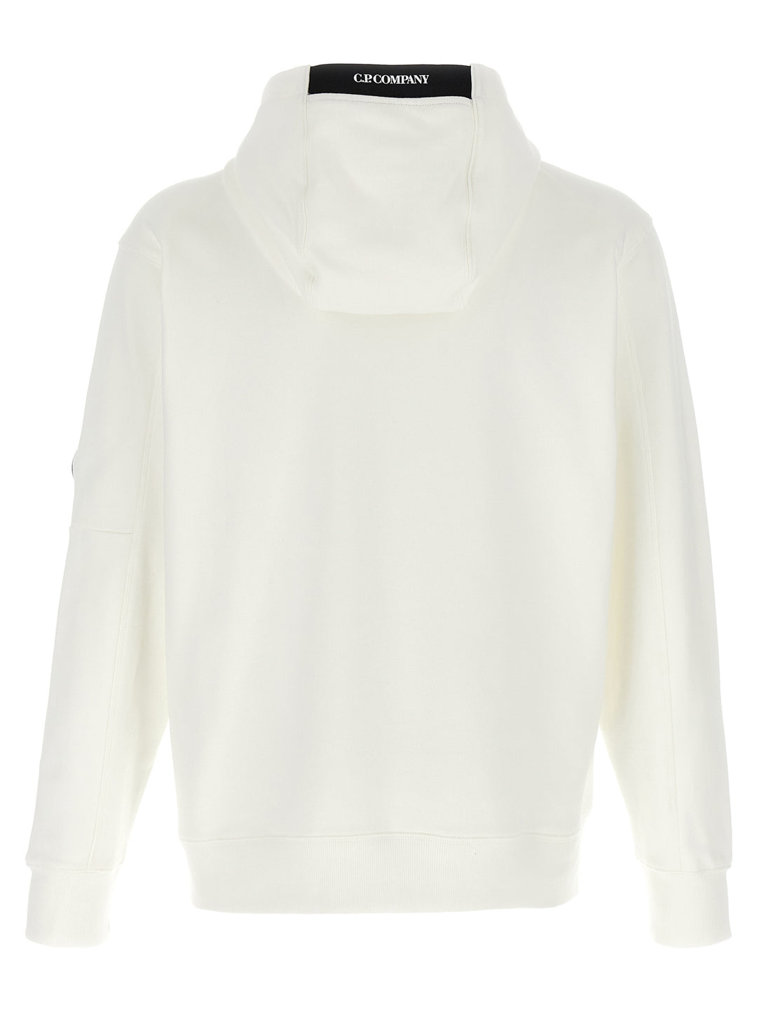 C.P. Company Diagonal Raised Sweatshirt - White | 47bab9cfaf989c8a25f10aa60e1d801e68144733