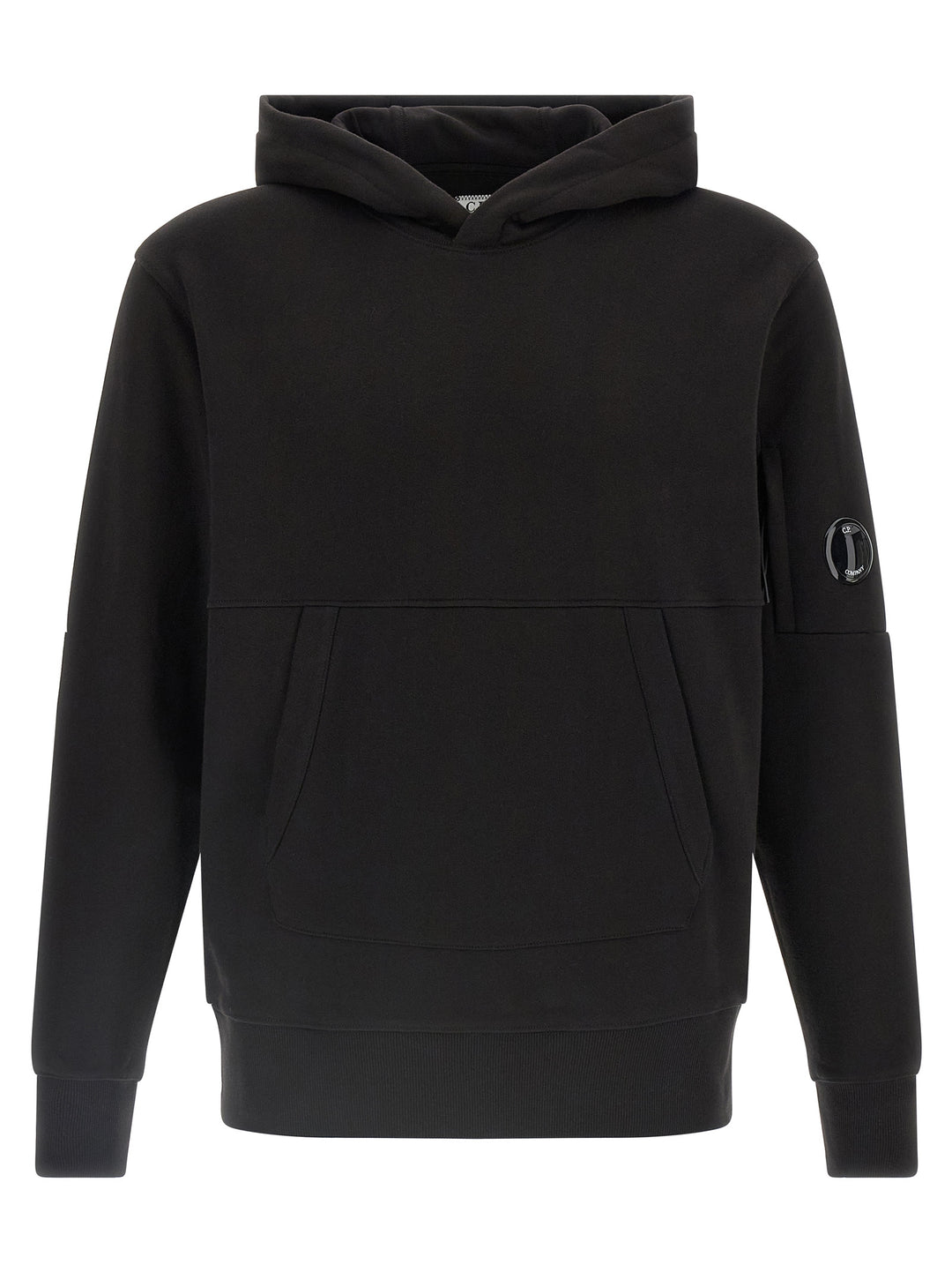 C.P. Company Diagonal Raised Sweatshirt - Black | e33b712f2b5bd989e1fb7bf4163375a5470e6980