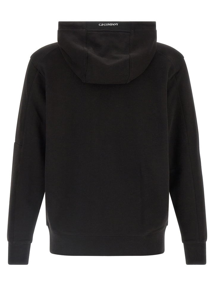 C.P. Company Diagonal Raised Sweatshirt - Black | c7caf59abd243581b11a567621d2e78a6405770c