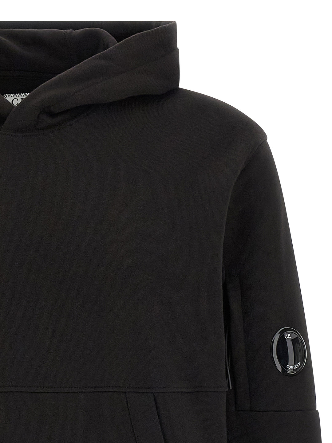 C.P. Company Diagonal Raised Sweatshirt - Black | e5859bac67a815816658ad09f8a46061935625d7