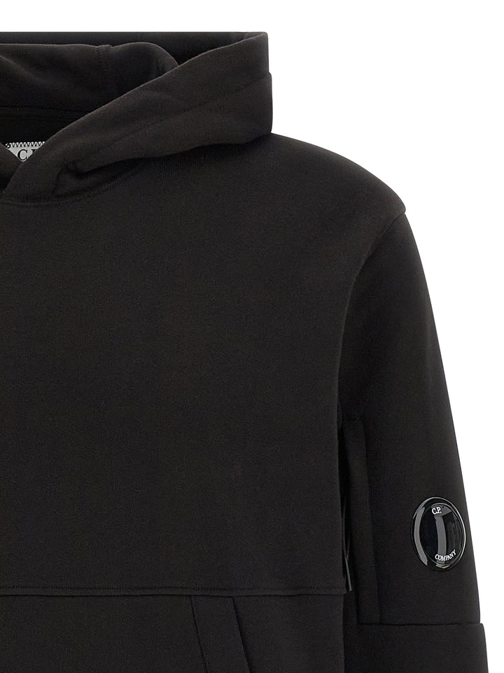 C.P. Company Diagonal Raised Sweatshirt - Black | e5859bac67a815816658ad09f8a46061935625d7