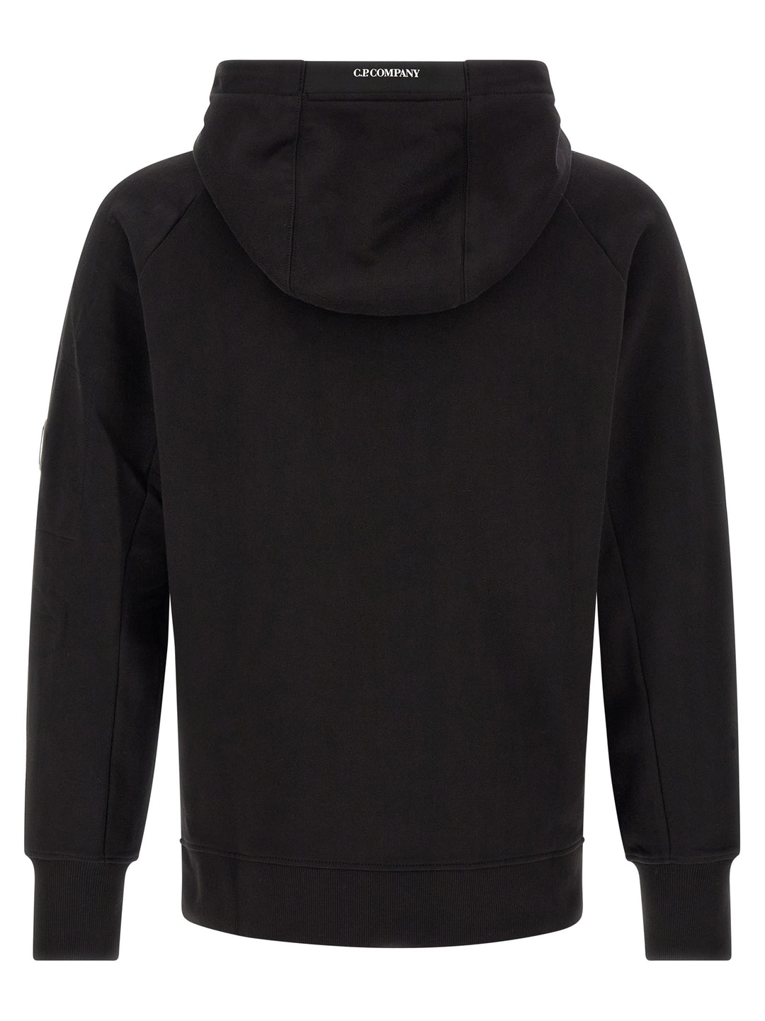 C.P. Company Diagonal Raised Fleece Sweatshirt - Black | d772a1c9c353a94e0fb33d3fa7152fb979a6d816