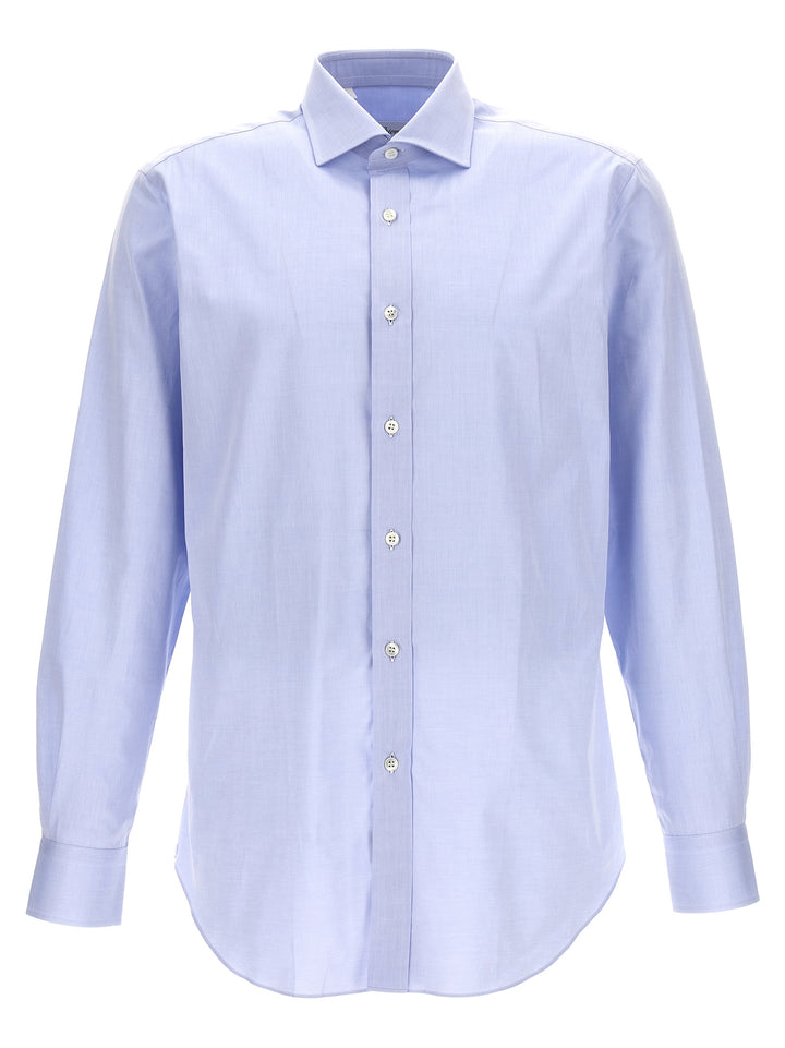 Poplin Shirt Shirt, Blouse Light Blue