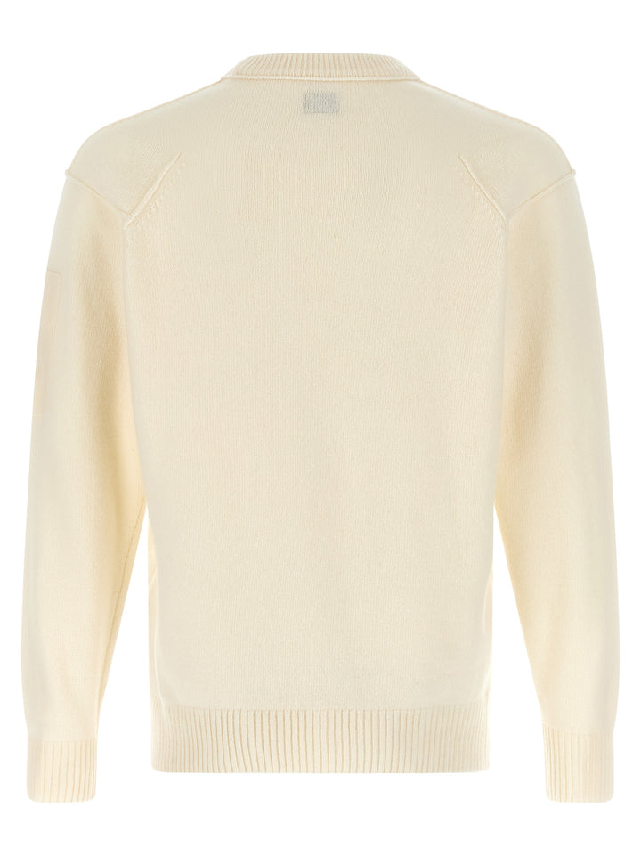 C.P. Company Lens Sweater Sweaters and Cardigans - White | 7c98e2061371f400a027776d0e08a9b79d700305