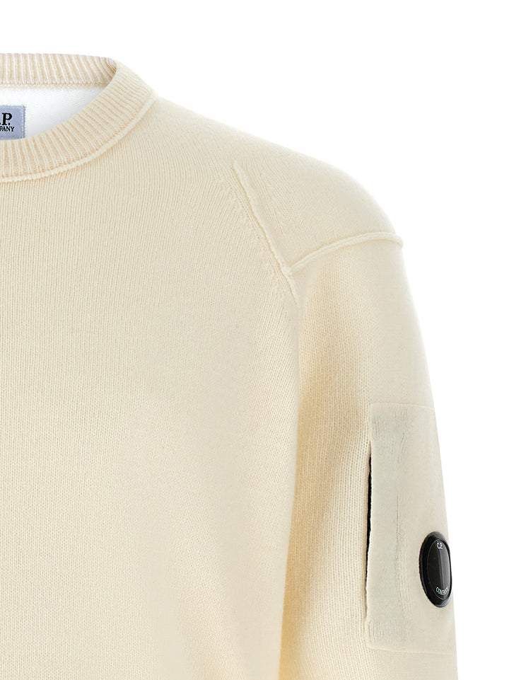 C.P. Company Lens Sweater Sweaters and Cardigans - White | e9a51363d115e33116dbd6c4640ac7ac092571b3