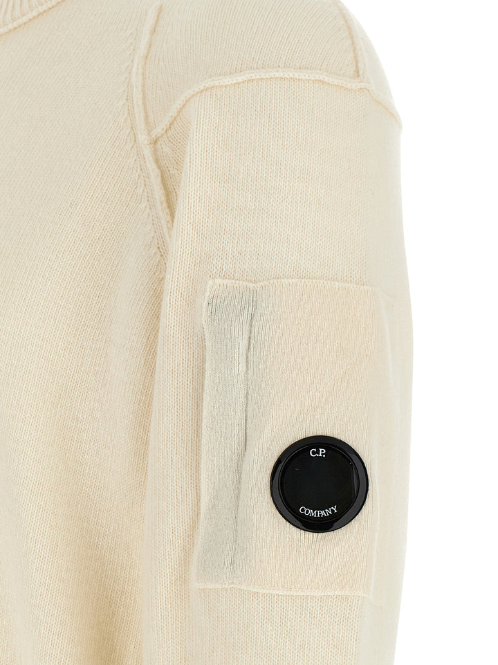 C.P. Company Lens Sweater Sweaters and Cardigans - White | c704177f60e044449a11f91b3f47da9059887615