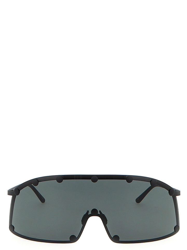 Rick Owens Shielding Sunglasses - Black | 5e9bc1b1a42fd7a6914ef0774485d59aac150a24