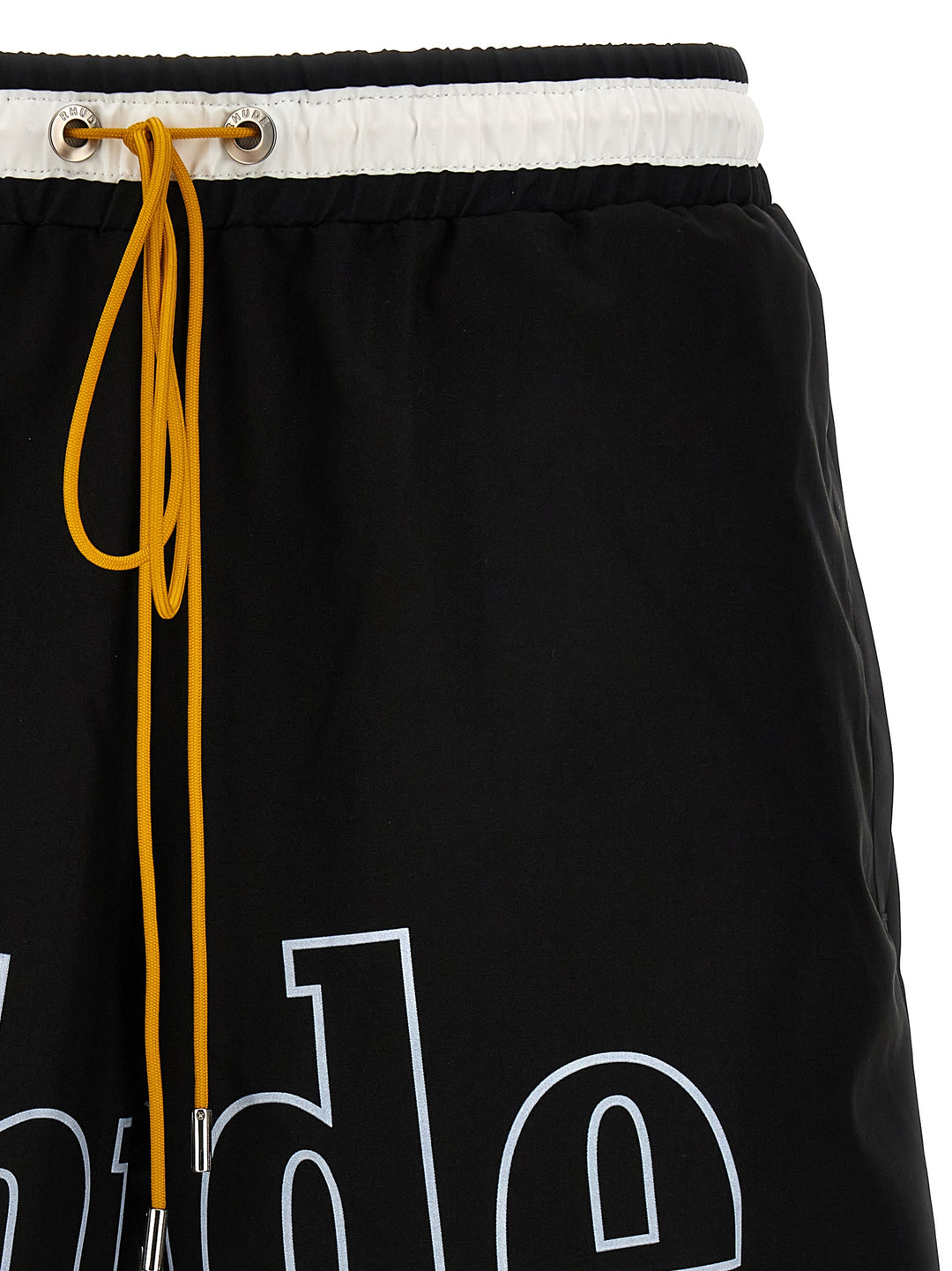 Rhude Basketball Beachwear Black