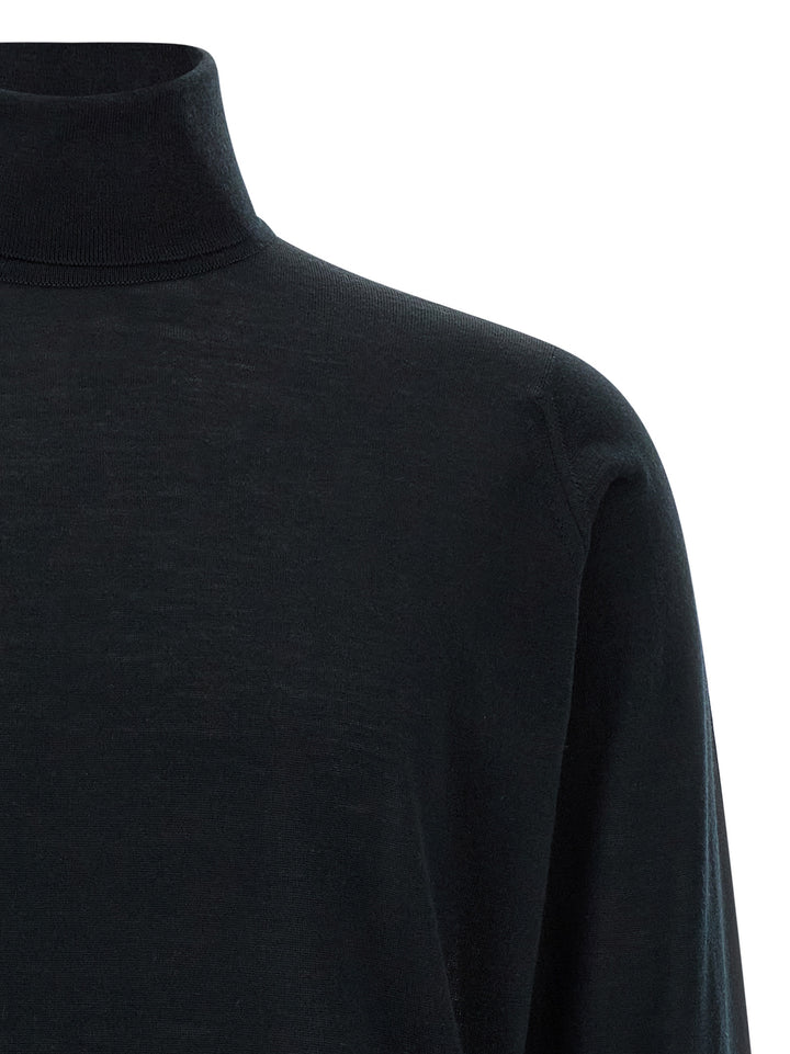John Smedley Richards Sweaters and Cardigans - Black | 0d8775234eecf5e9deb36eb9646207f25788727d