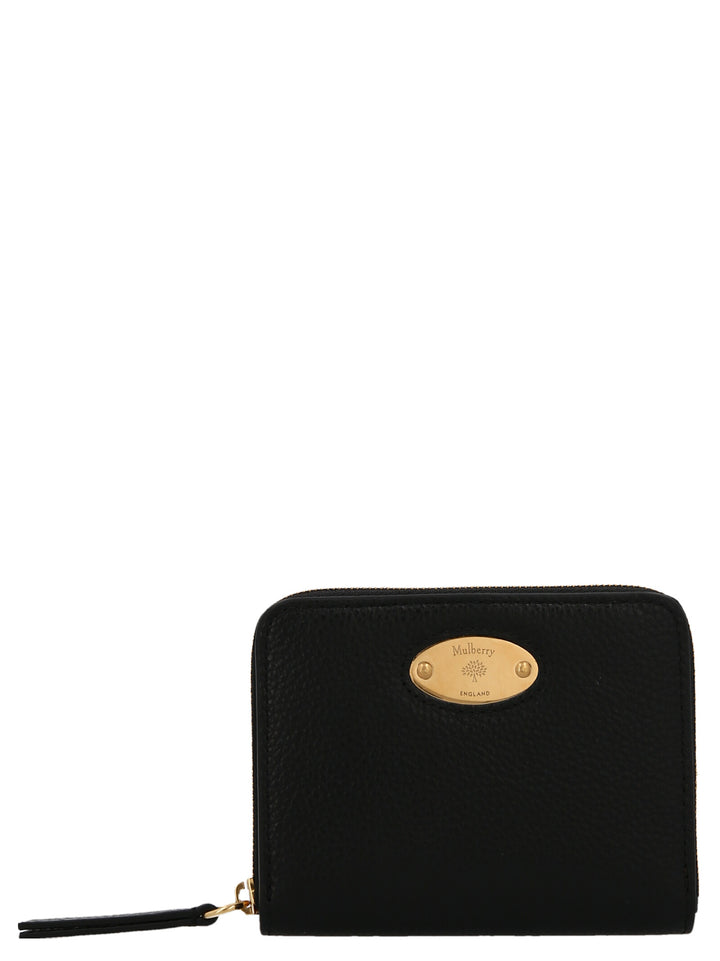 Mulberry Logo Plaque Wallet Wallets and Card Holders - Black | a8b19473d6f2b7d93b8f38fc23aaa2ec1fbc92e0