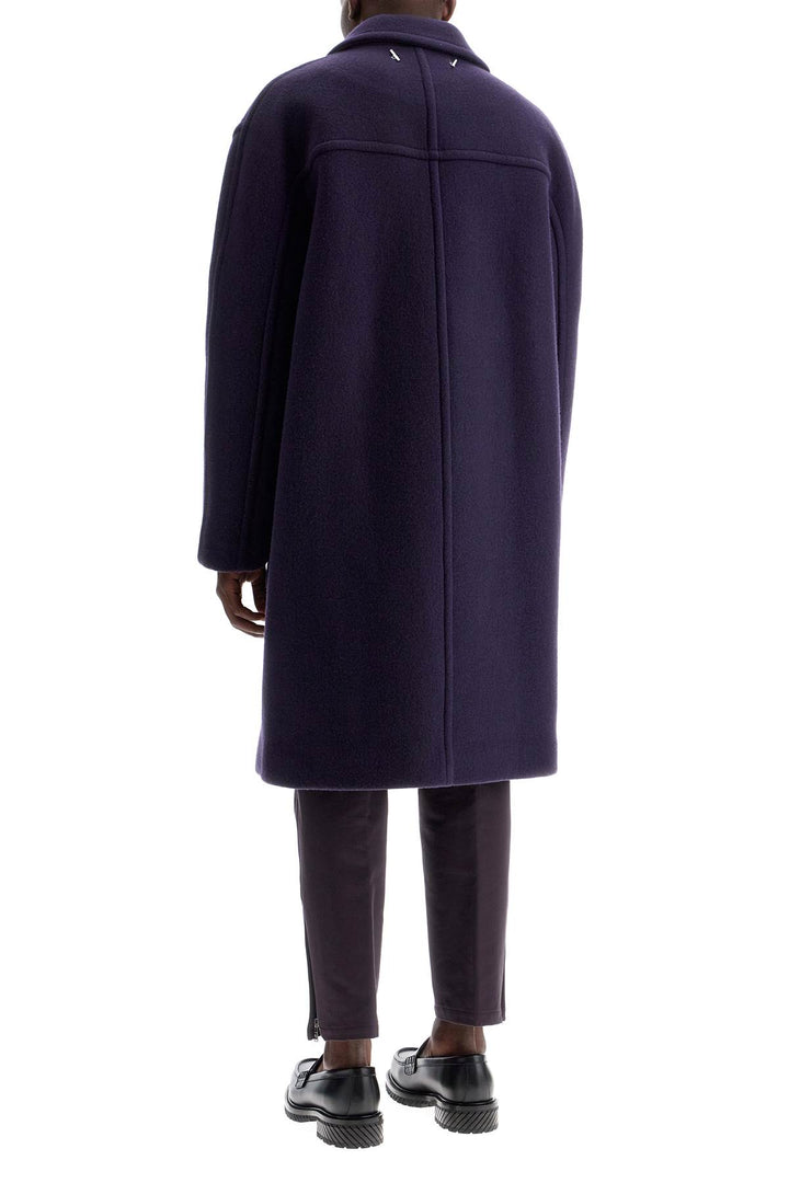 Double Breasted Heavy Wool Coat