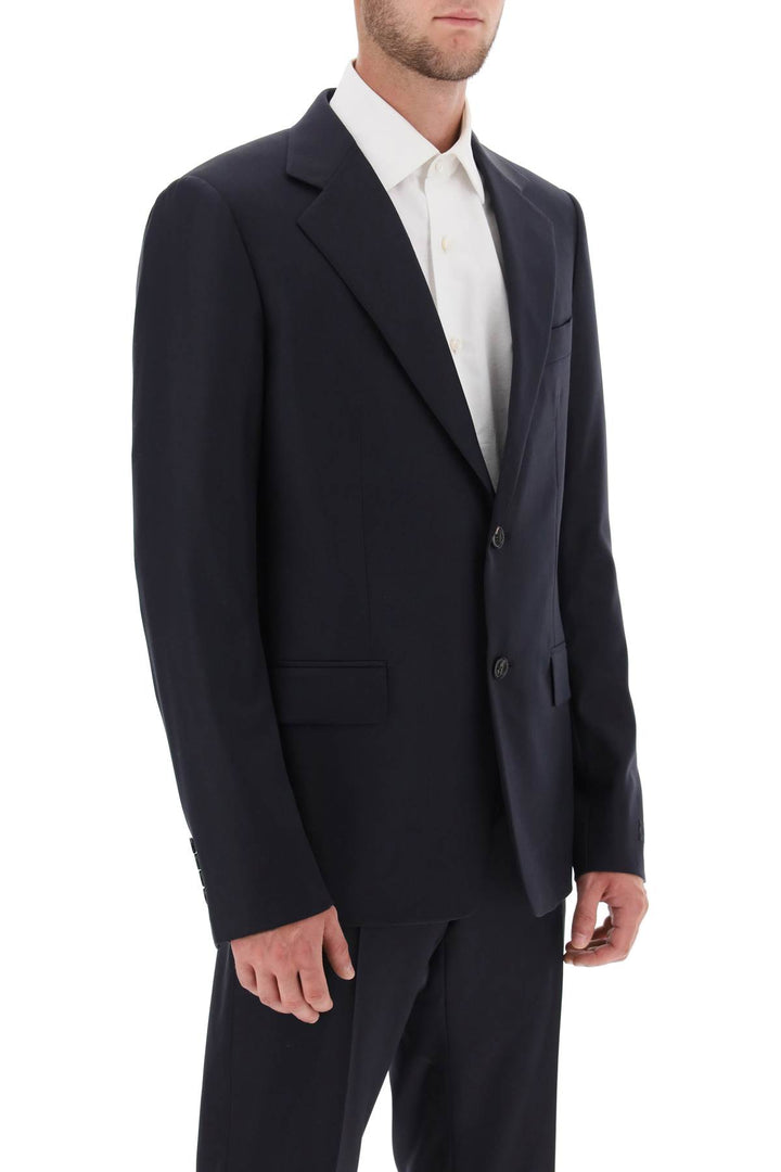 Single Breasted Jacket In Light Wool