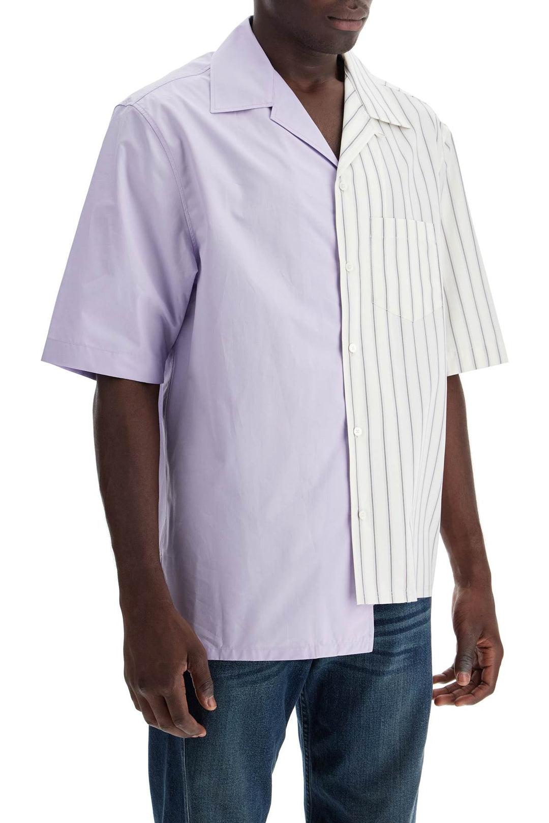 Camicia Bowling Asimmetrica