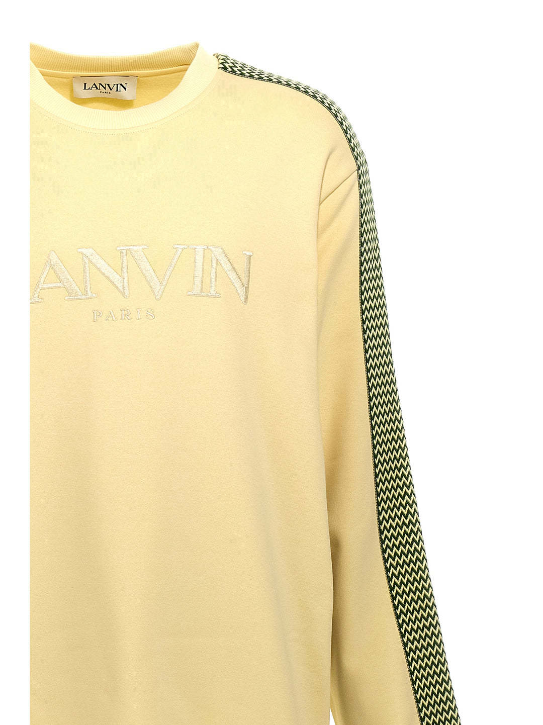 Brodé Lanvin Side Curb Sweatshirt Yellow