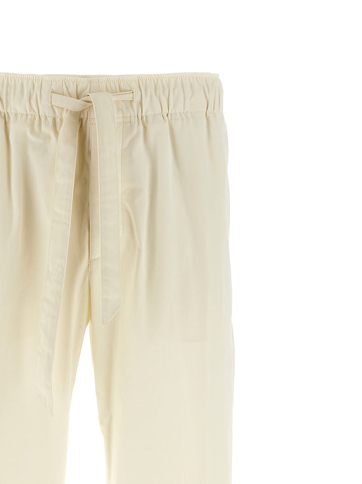 Lanvin Cotton Trousers Pants - White | 436dab1840bcdf6cb88c39b8efad846f39dd9d12