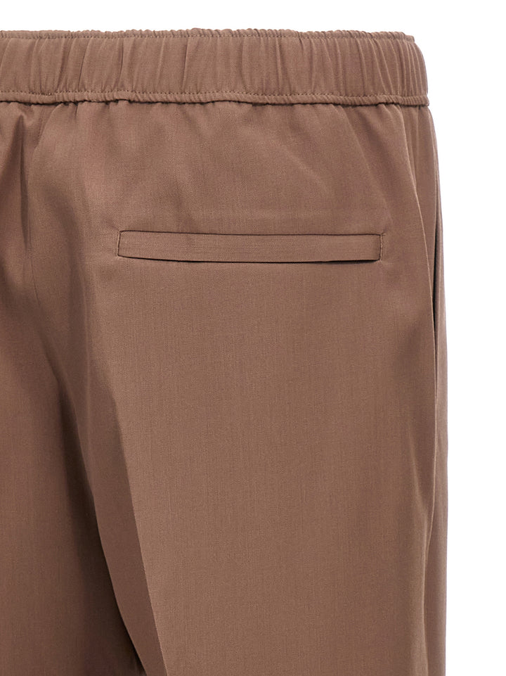 Taille Elastiquee Pants Brown