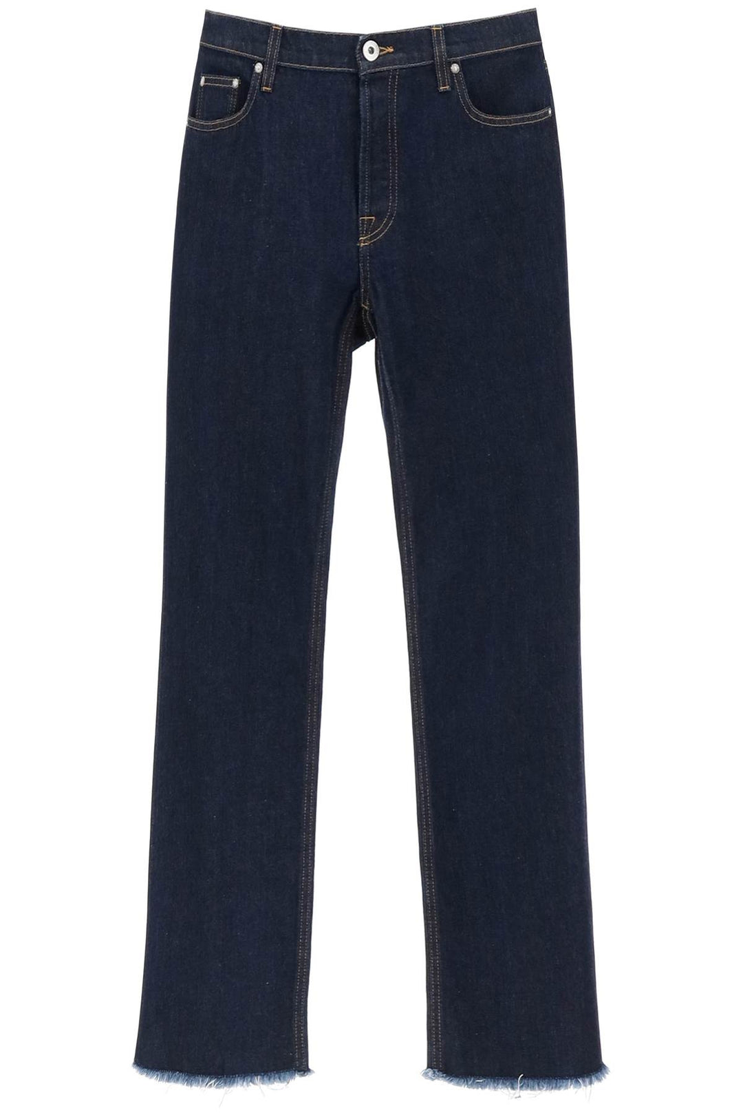 Jeans With Frayed Hem