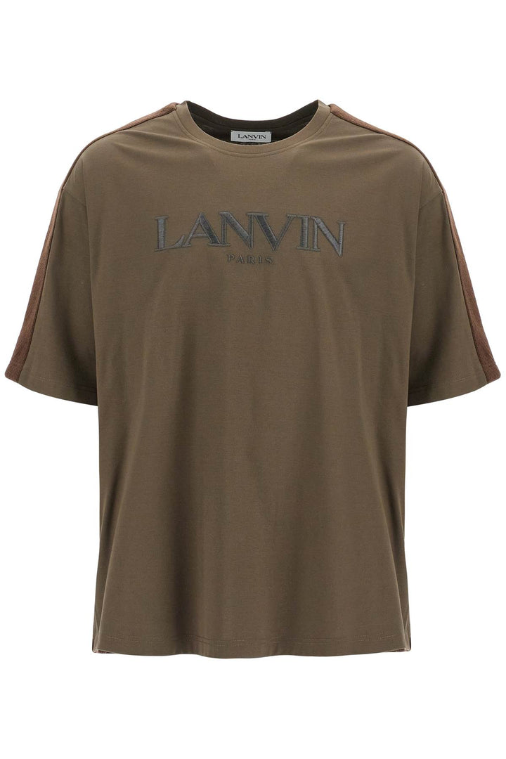 T Shirt Logata Con Bande Curb