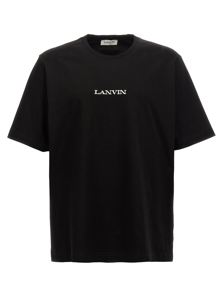 Logo Embroidery T-Shirt Black