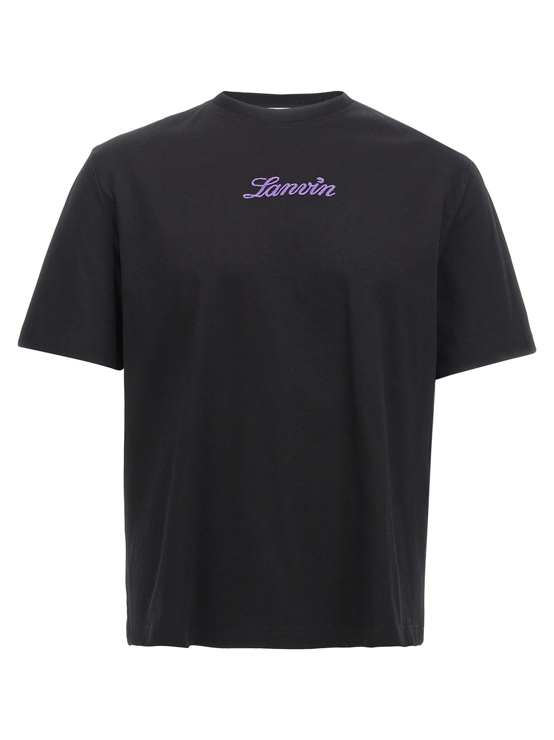 Logo Embroidery T-Shirt Black