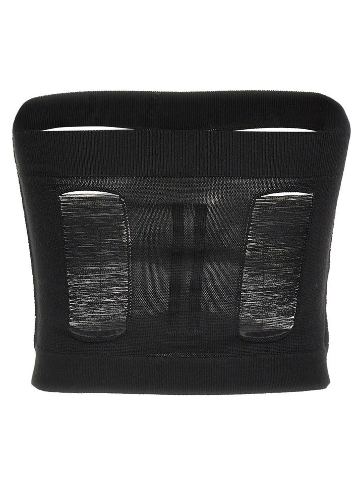 Rick Owens Tanja Bandeau Tops - Black | b2bb905648dc2f6881f5d7cc91806a7317197a66