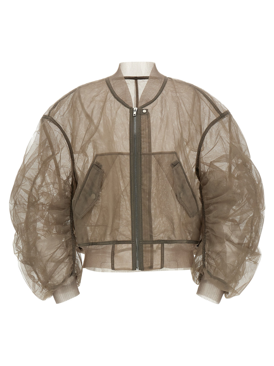 Rick Owens Secchia Flight Puffer Jackets - Gray | 6e332433643655341a3779baf3c065ba3dec08f3