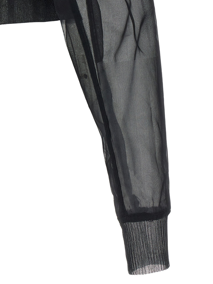 Rick Owens Dracucollar Cropped Puffer Jackets - Black | 11b6df457ced83f3e1b91b2aefbab125032da6a9