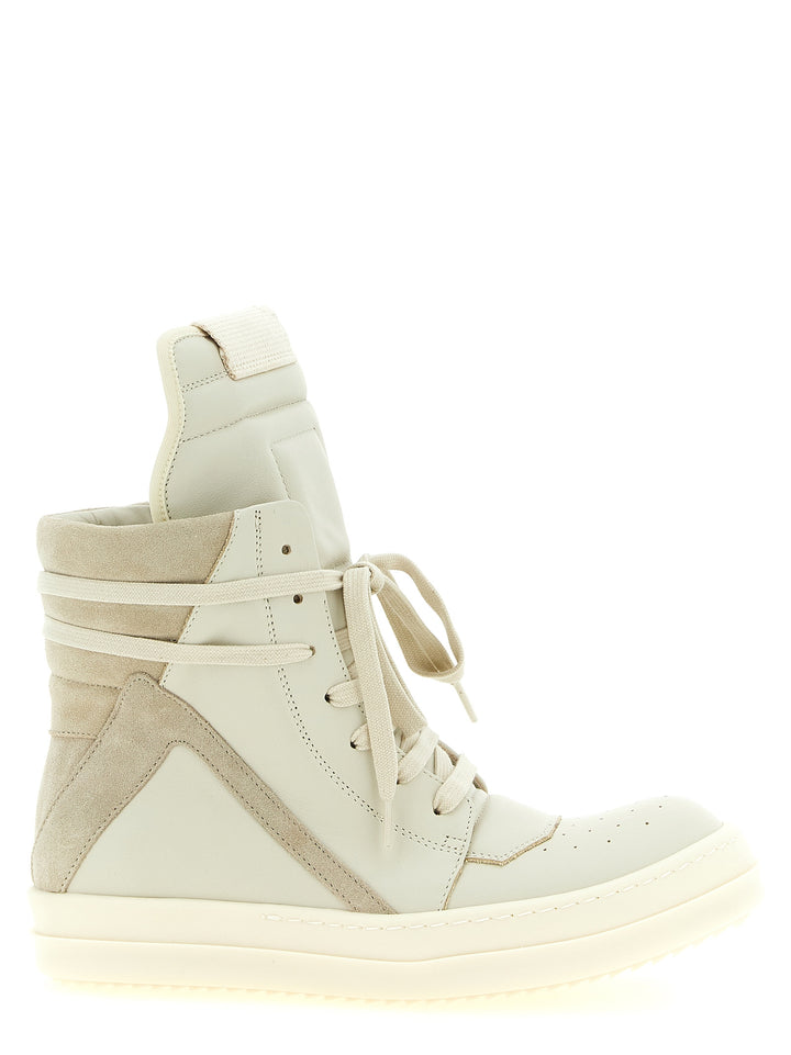 Rick Owens Geobasket Sneakers - Beige | 77892afdf37721bbaac7e634da42d0643b1b88cb