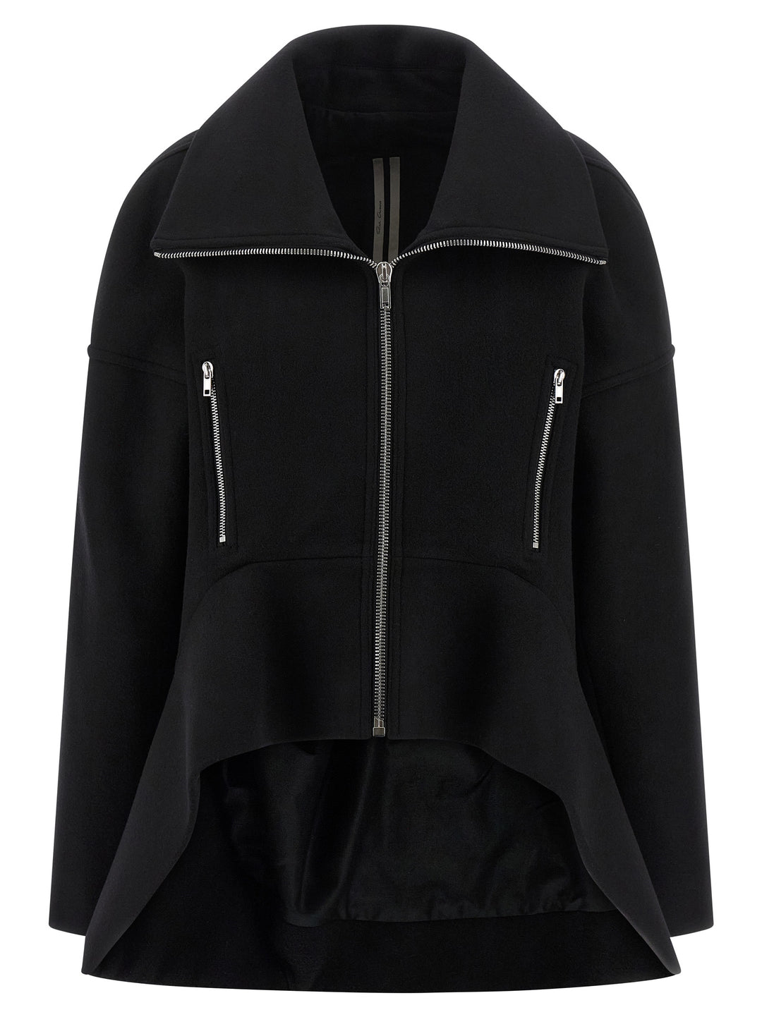 Rick Owens Draculimo Coats and Trench Coats - Black | 12039f452a060f809081c2ec00deba76c6ef3c54