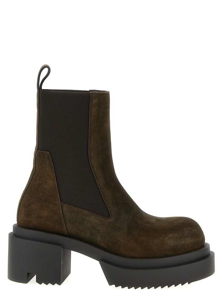 Rick Owens Beatle Bogun Boots and Ankle Boots - Brown | 9f560b9074ca61758da080ce433ea13f9bba9013