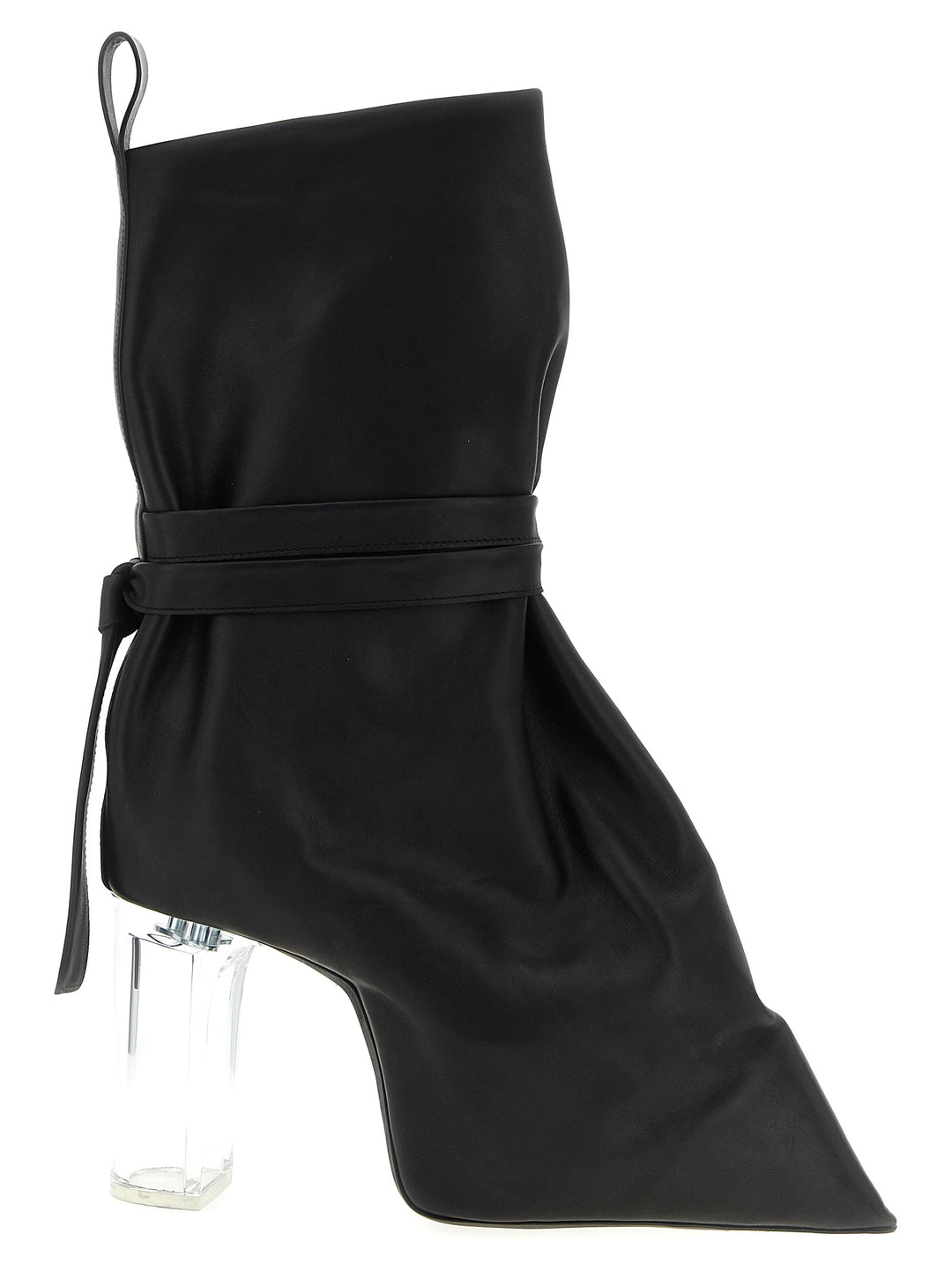 Rick Owens Tied Taco Kiss Boots and Ankle Boots - Black | 09efd710933abe08faf99be222c166ce11175e9a