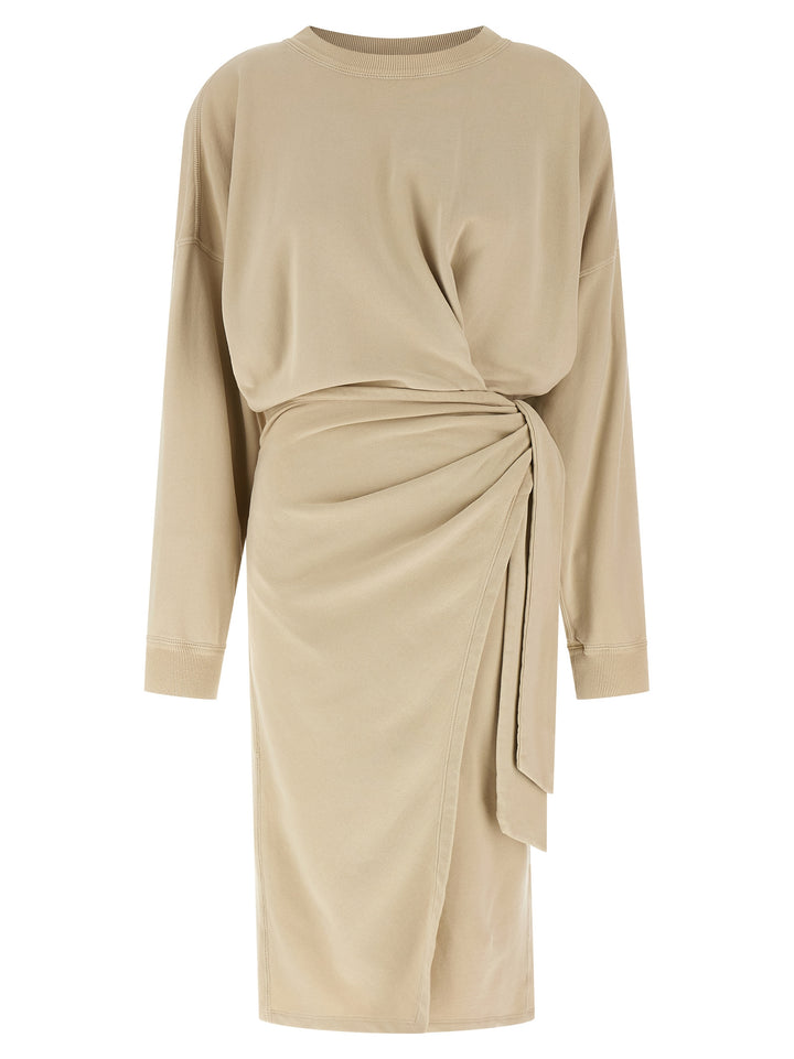 Marant Etoile Sandrina Dresses - Beige | 0b8243416213f3e951ce0184a23f98444ad57667